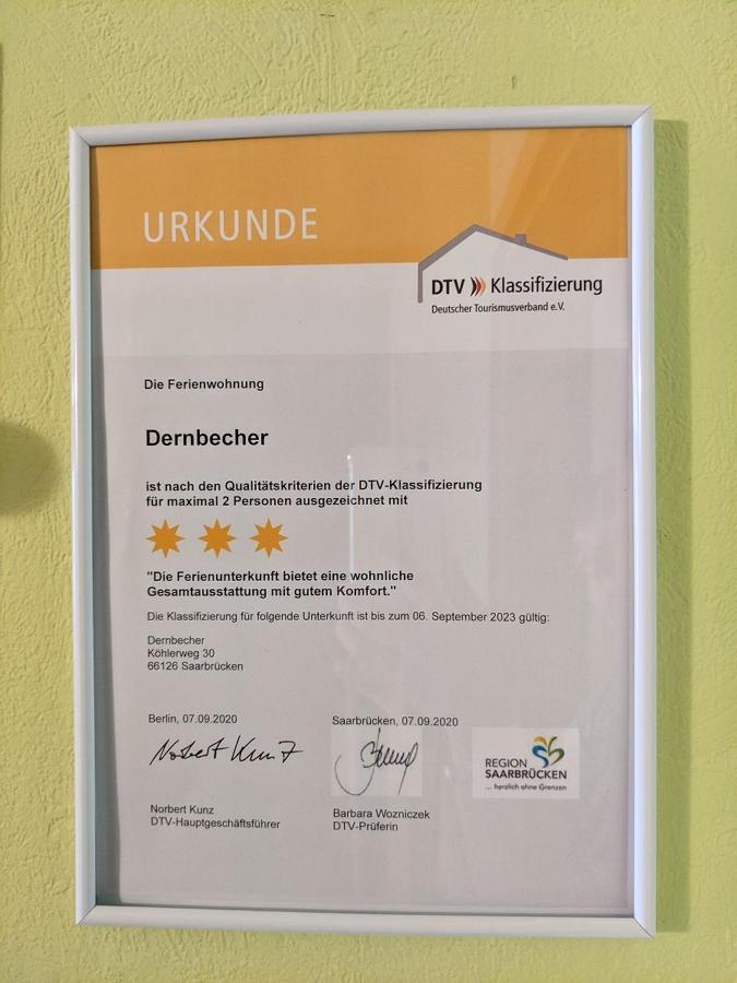 Ferienwohnung Dernbecher 萨尔布吕肯 外观 照片